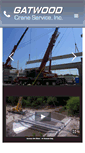 Mobile Screenshot of gatwoodcrane.com
